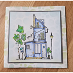 AALL & Create Let's Play Shop A5 Clear Stamps aall1044 polkadots card