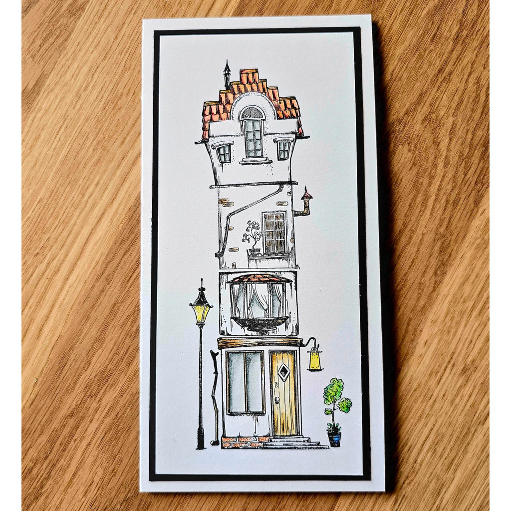 AALL & Create Let's Play Shop A5 Clear Stamps aall1044 long card