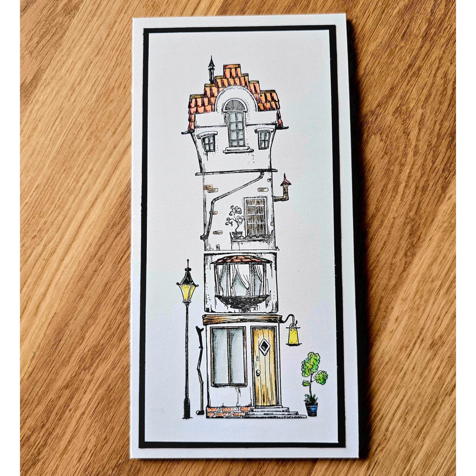 AALL & Create Let's Play Shop A5 Clear Stamps aall1044 long card