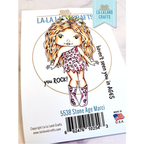 La-La Land Crafts Stone Age Marci Cling Stamp 5538*
