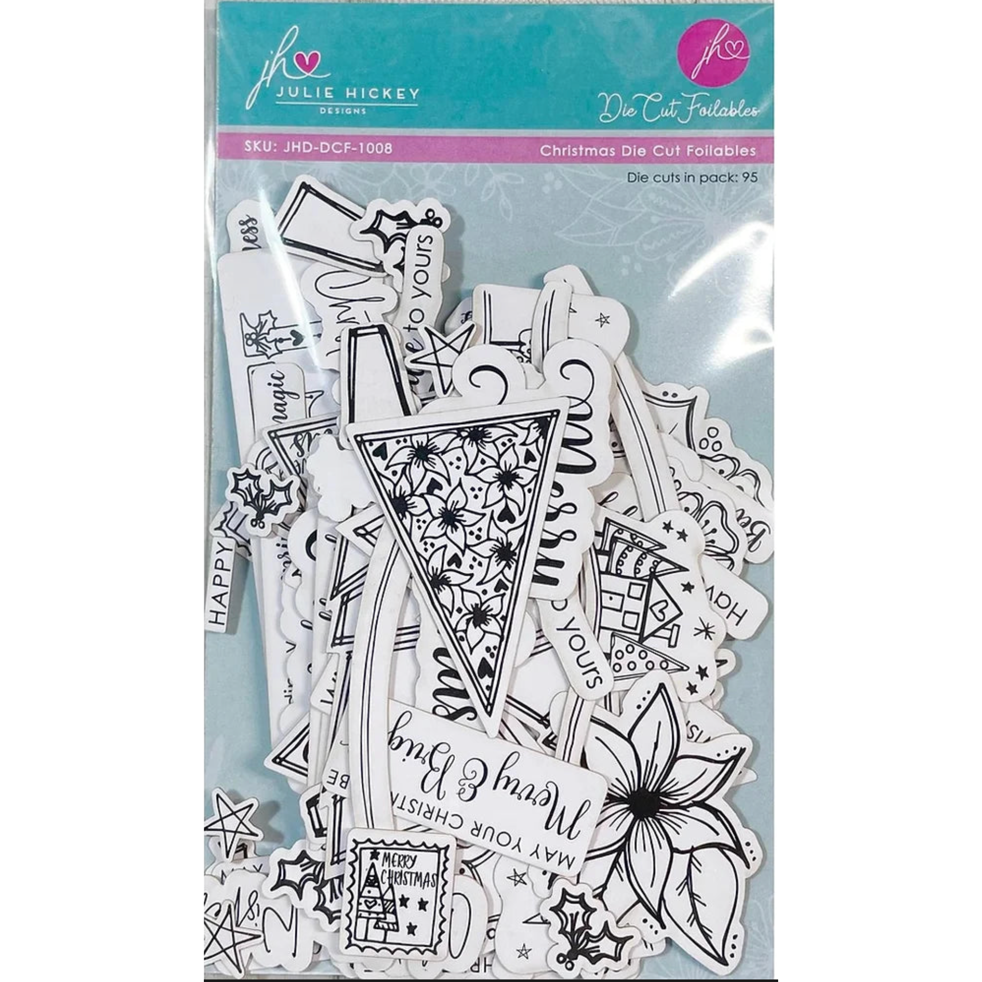 Julie Hickey Designs CHRISTMAS Die Cut Foilables JHD-DCF-1008