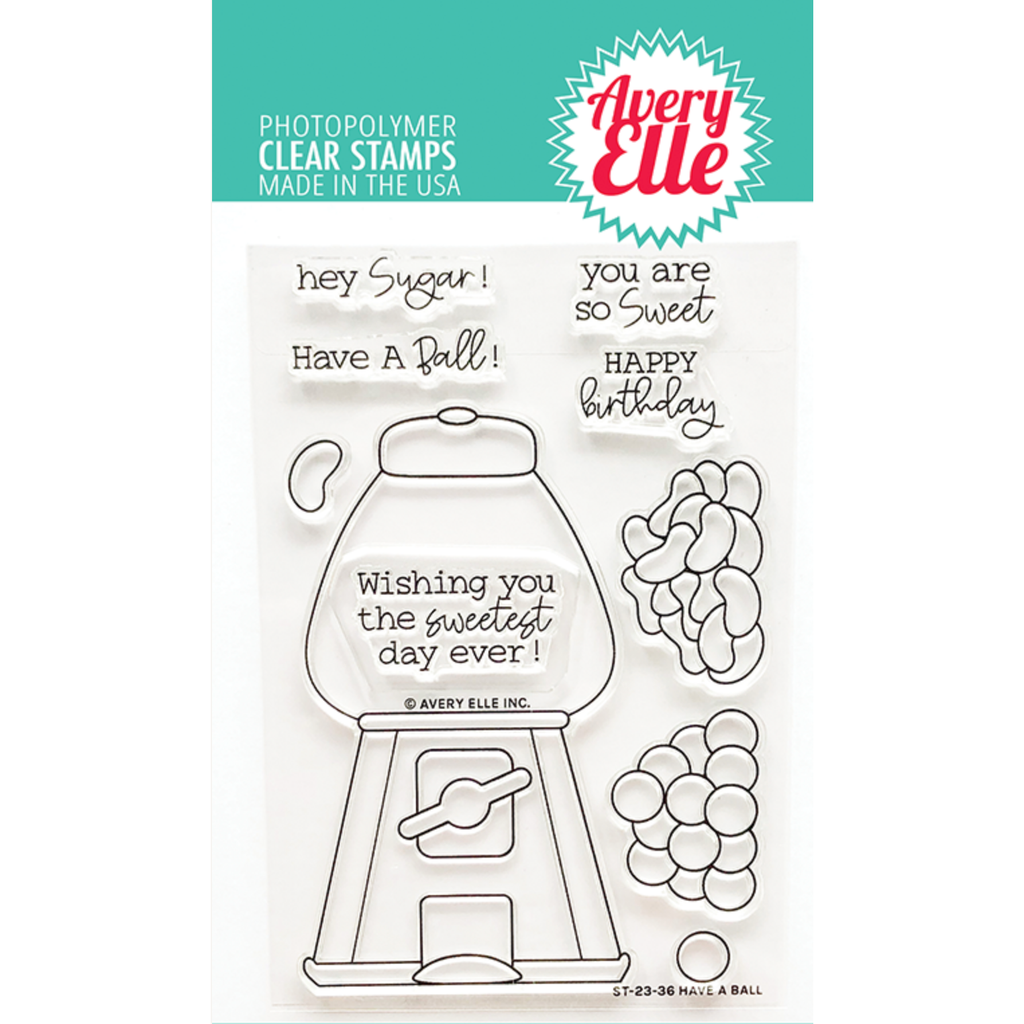 Avery Elle Clear Stamps Have A Ball ST-23-36