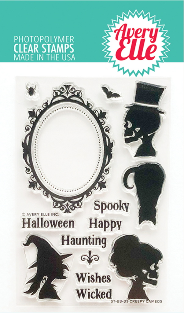 Avery Elle Clear Stamps Creepy Cameos ST-23-35