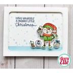 Avery Elle Clear Stamps Nice List ST-23-33 happy elf