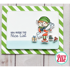 Avery Elle Clear Stamps Nice List ST-23-33 you made the nice list