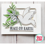 Avery Elle Clear Stamps Peace on Earth ST-23-30 peace dove