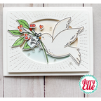 Avery Elle Clear Stamps Peace on Earth ST-23-30 peace dove