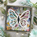 Tim Holtz Idea-ology VIGNETTE BOXES SQUARES th94242 Butterfly | color-code:ALT03