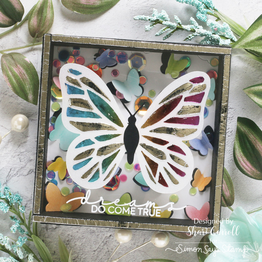 Tim Holtz Idea-ology VIGNETTE BOXES SQUARES th94242 Butterfly | color-code:ALT03