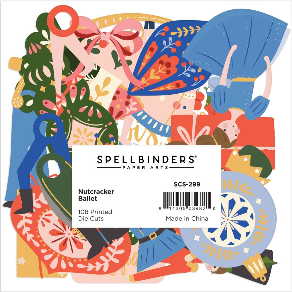 SCS-299 Spellbinders Nutcracker Ballet Printed Die Cuts