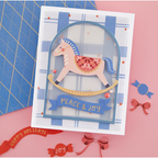 SCS-299 Spellbinders Nutcracker Ballet Printed Die Cuts rocking horse