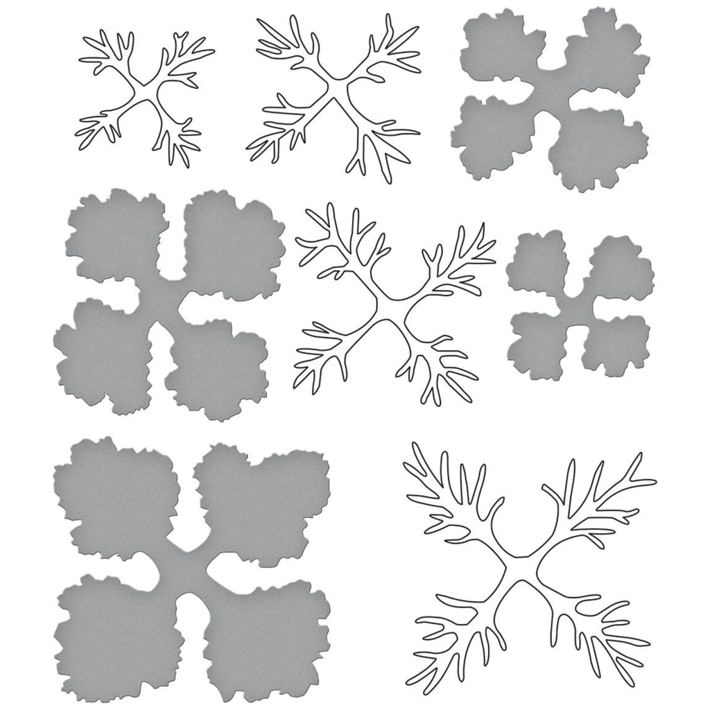 SDS-187 Spellbinders Ornamental Cabbage and Kale Clear Stamp and Die Set