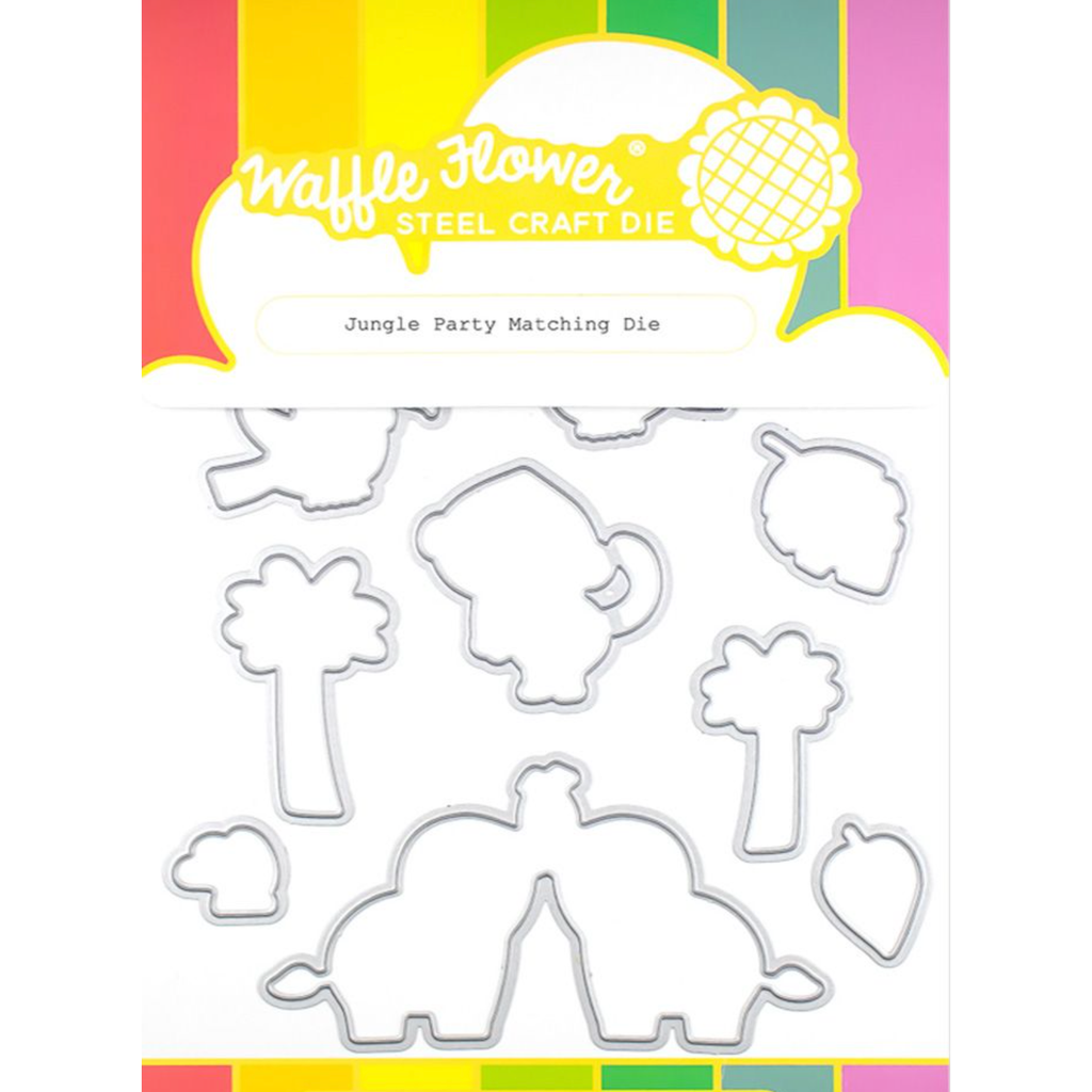 Waffle Flower Jungle Party Matching Dies 421376