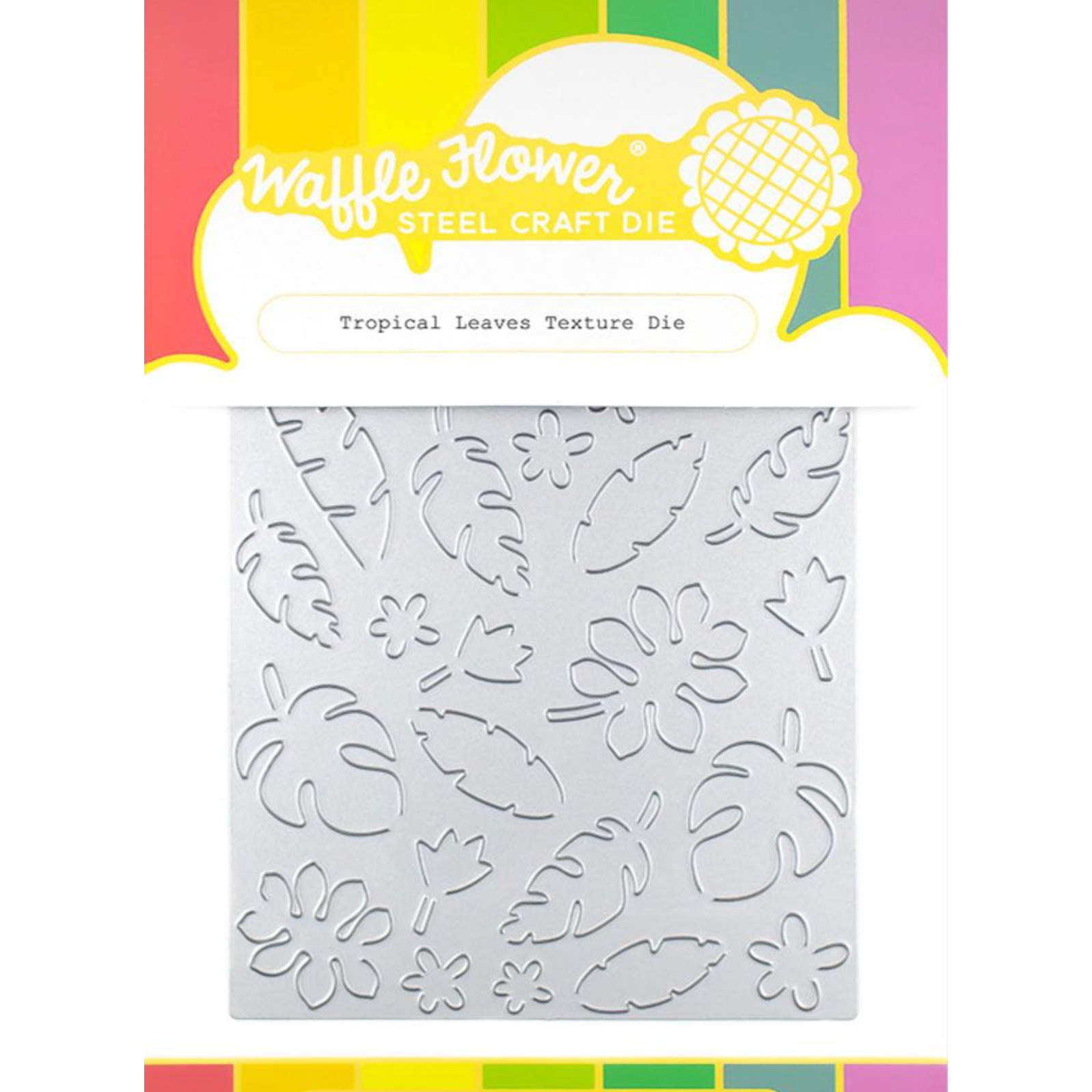 Waffle Flower Tropical Leaves Texture Die 421378
