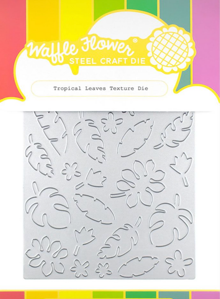 Waffle Flower Tropical Leaves Texture Die 421378