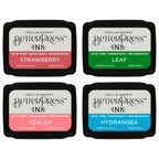 BPI-012 Spellbinders Flower Garden BetterPress Ink Mini Set 4 Pack spring colors