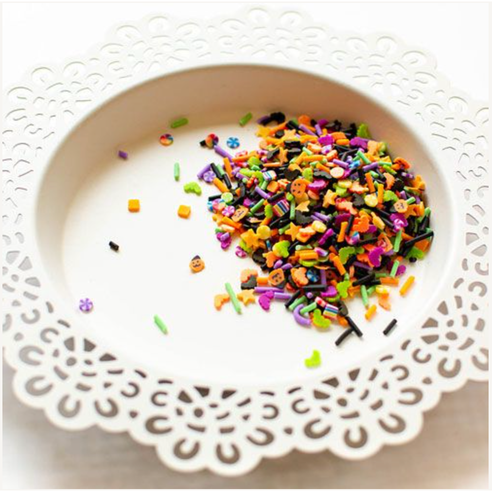 Pretty Pink Posh Hocus Pocus Clay Confetti card sprinkles