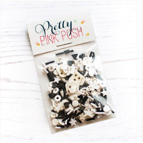 Pretty Pink Posh Ghostly Friends Clay Confetti