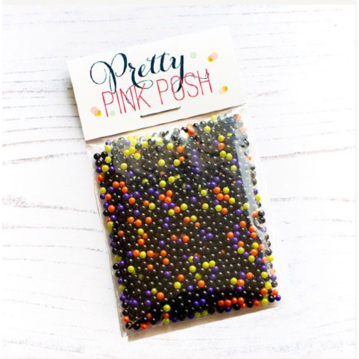 Pretty Pink Posh Spooky Glass Shaker Beads