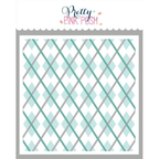 Pretty Pink Posh Layered Argyle Stencils layering guide