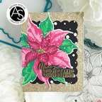 Alex Syberia Designs Festive Poinsettia Die Set asdcd73 Pink Poinsettia