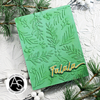 Alex Syberia Designs Falala Die asdd95 Green Embossed
