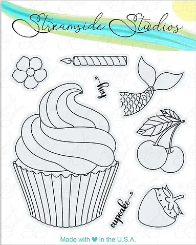 Streamside Studios My Favorite Cupcake Clear Stamp Set stsd23