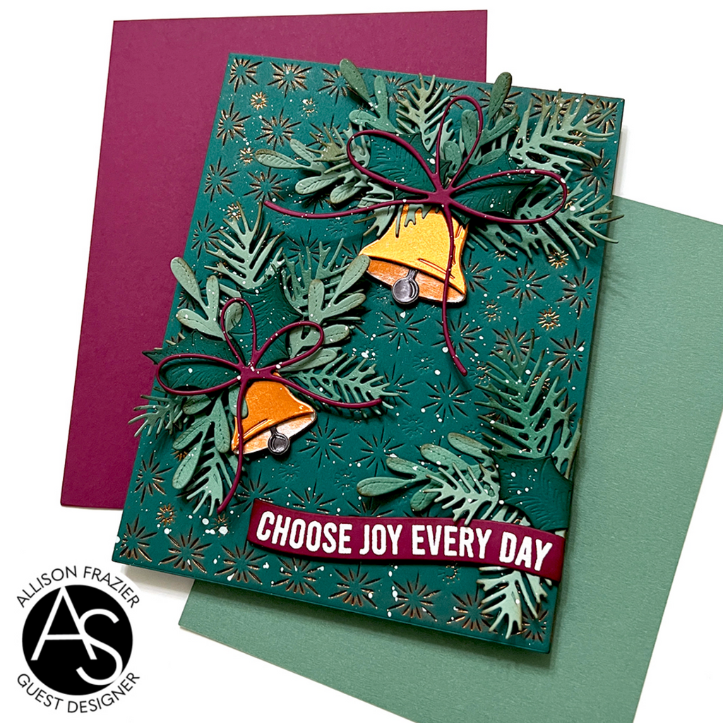 Alex Syberia Designs Festive Poinsettia Die Set asdcd73 Bells