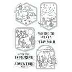 Hero Arts Clear Stamps Where to Next? CM726