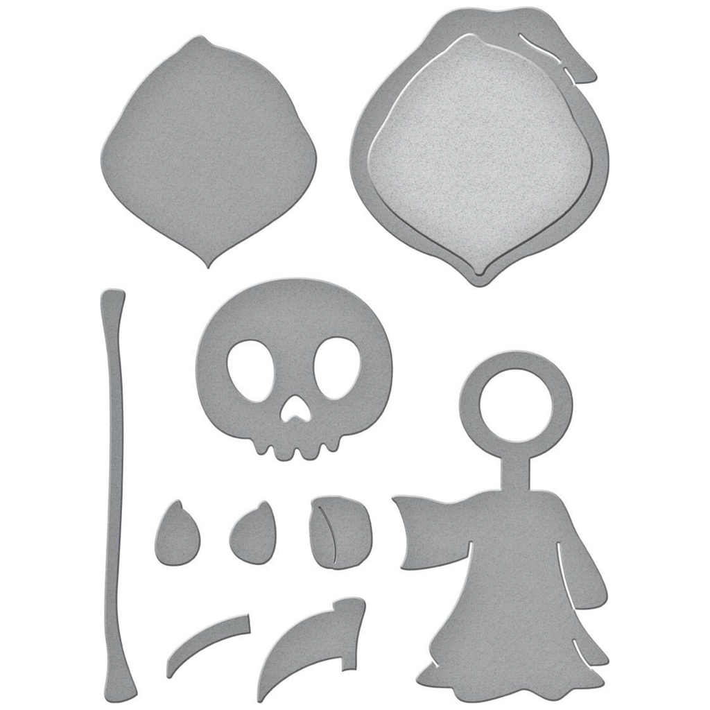 S3-491 Spellbinders Dancin' Grim Etched Dies