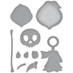 S3-491 Spellbinders Dancin' Grim Etched Dies