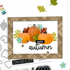 Concord & 9th Playful Pumpkins Clear Stamp Set 11856 Autumn