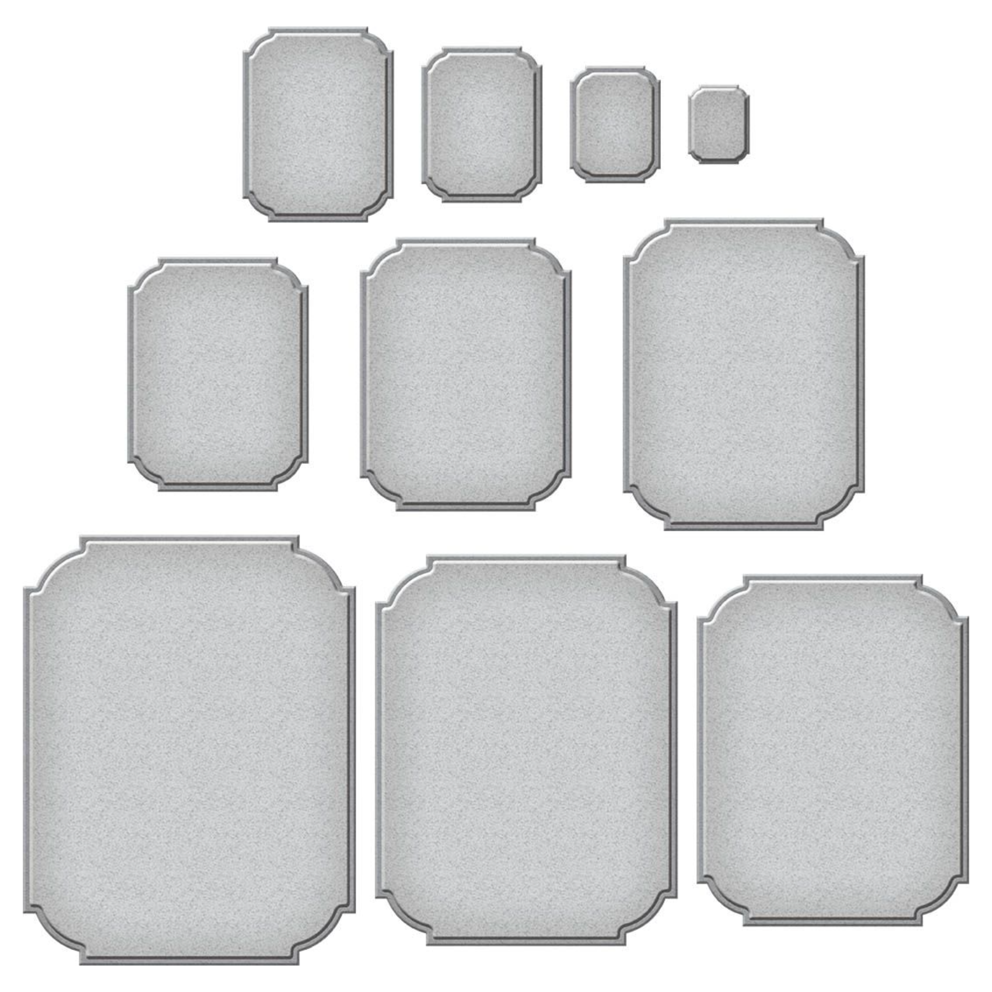 S5-602 Spellbinders Notched Corner Frames Etched Dies