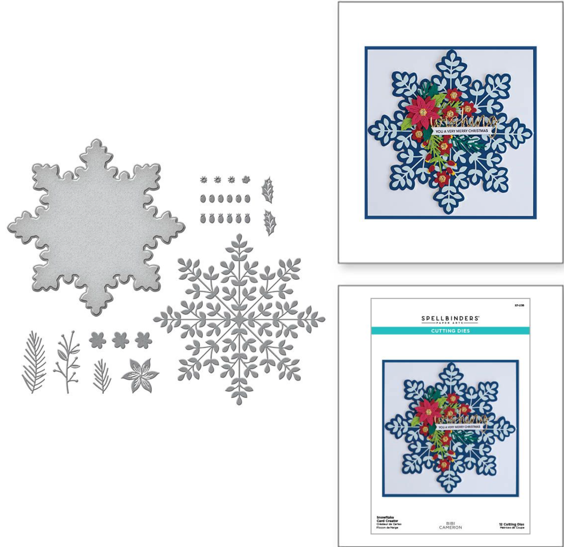 Coopay Glitter Foam Snowflake Stickers Self-Adhesive Snowflake