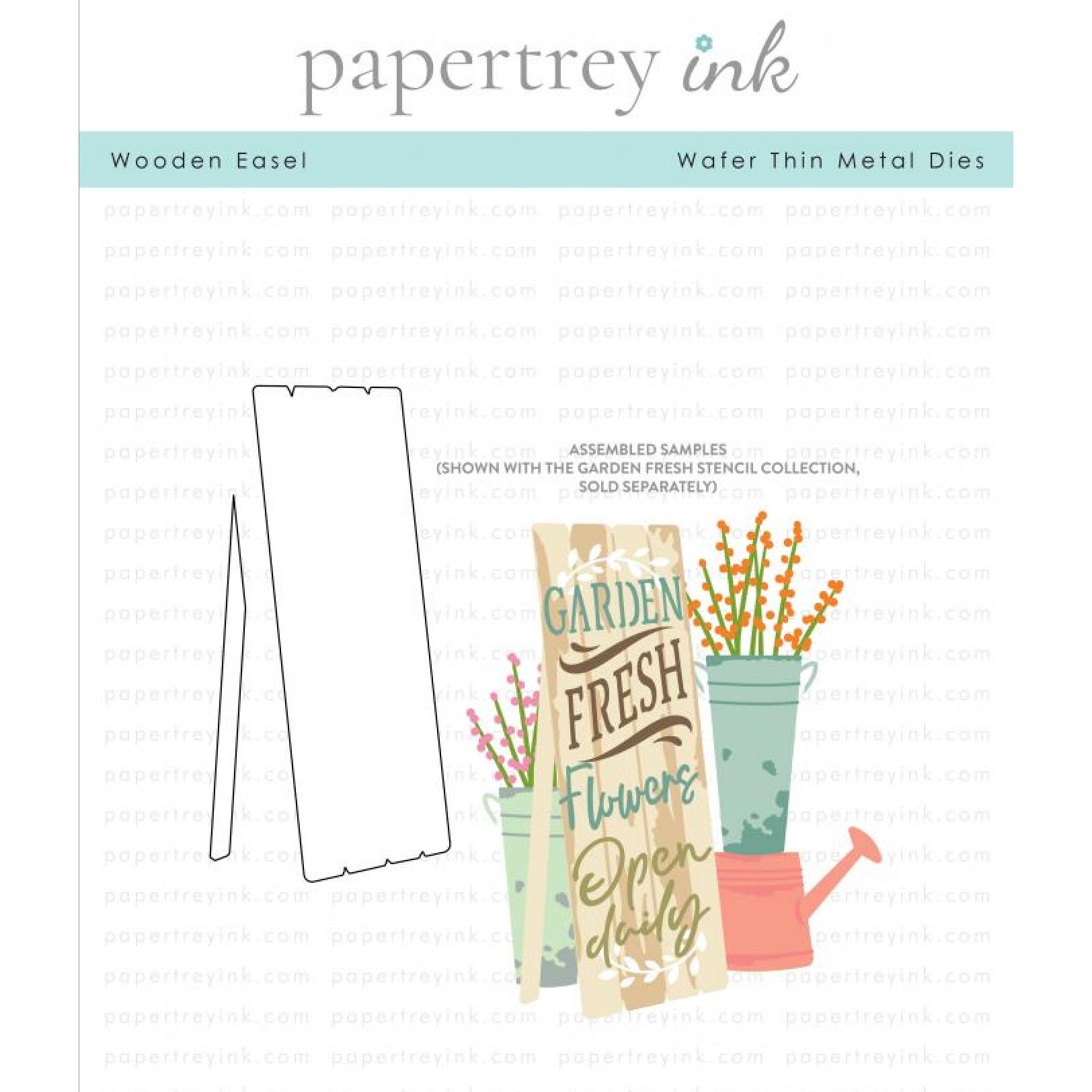 Papertrey Ink Wooden Easel Dies PTI-0667