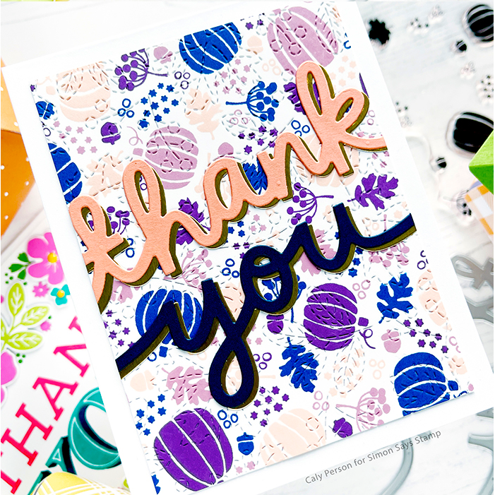 Concord & 9th Pumpkin Patch Turnabout™ Stamp 11860 Thank you | color-code:ALT01