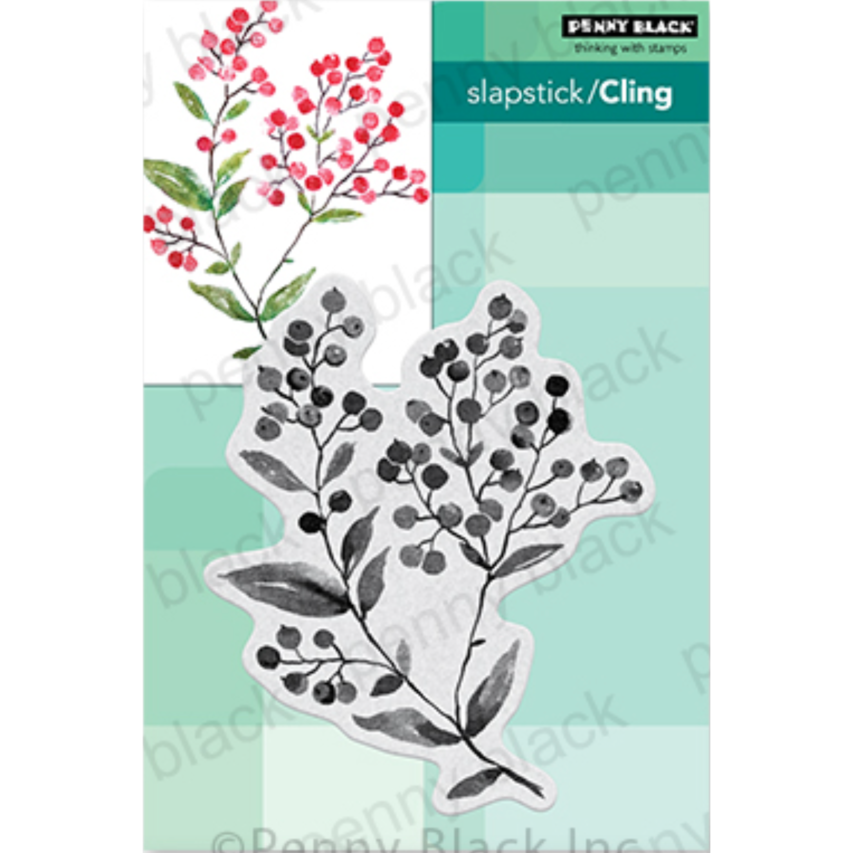 Penny Black Cling Stamp Brilliant Berries 40-911