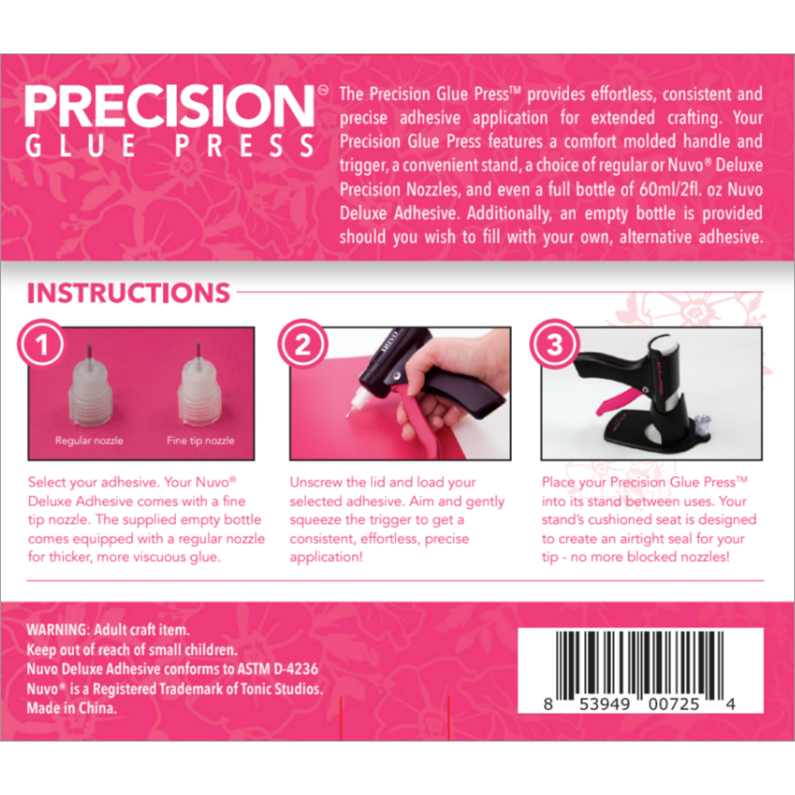 MISTI Precision Glue Press mistipgp back