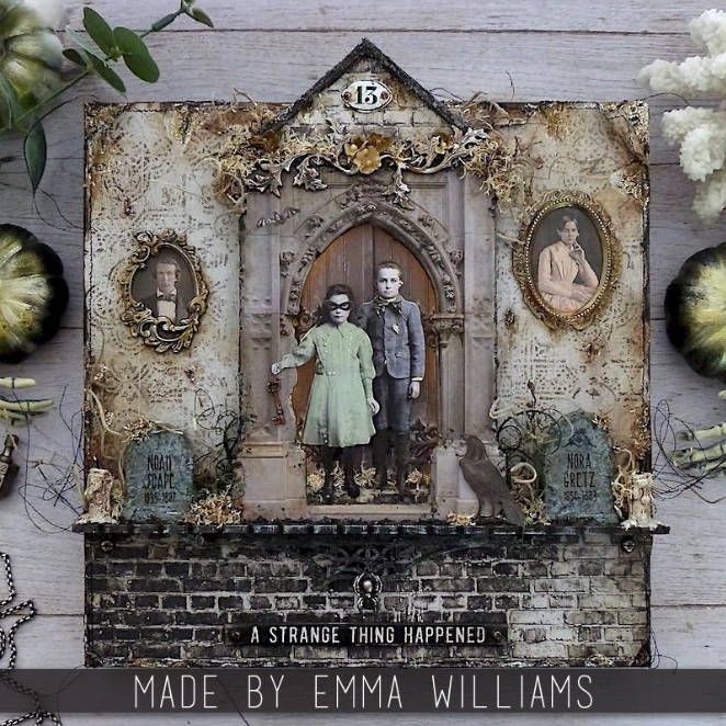 Tim Holtz Idea-ology 2023 Graveyard th94337 Strange