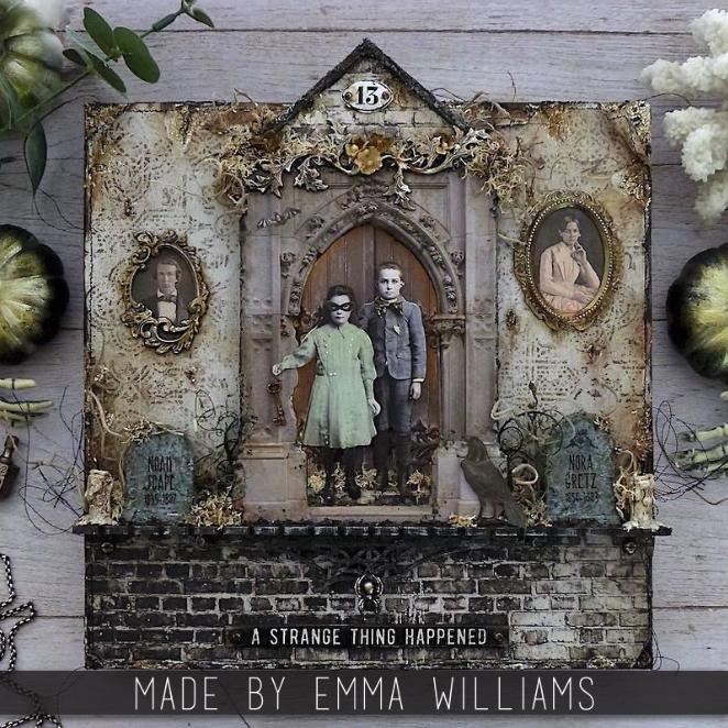 Tim Holtz Idea-ology 2023 Halloween Gothic Gates th94343 Strange