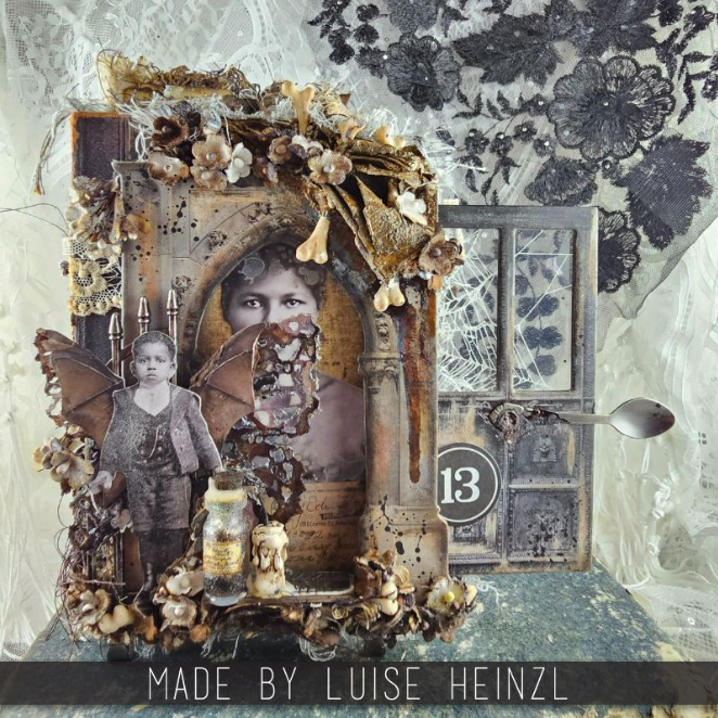 Tim Holtz Idea-ology SILVERWARE Adornments TH93254 Luise
