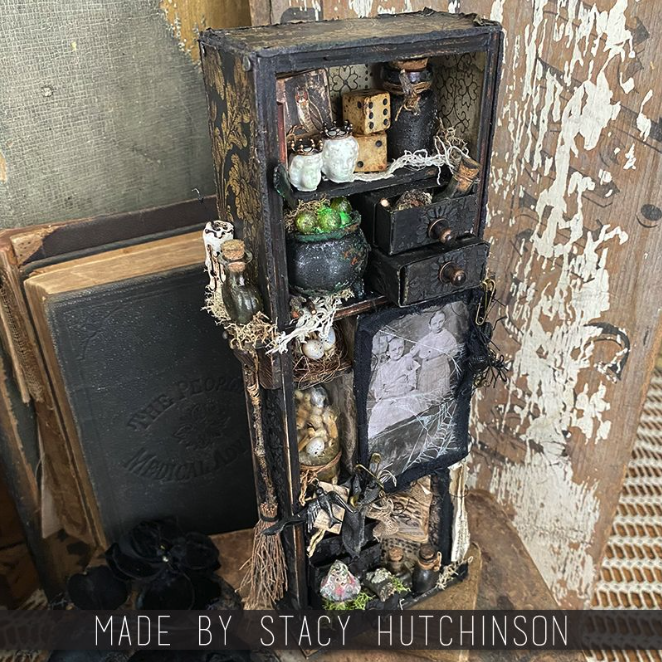 Tim Holtz Idea-ology VIGNETTE DIVIDED DRAWER th93793 Stacy