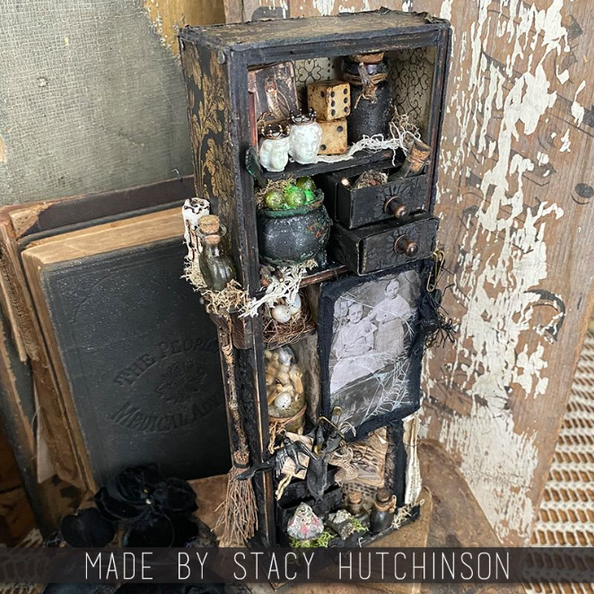 Tim Holtz Idea-ology 2023 Halloween Display Domes Mini th94345 Stacy