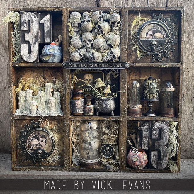 Tim Holtz Idea-ology 2023 Halloween Confections th94336 Vicki