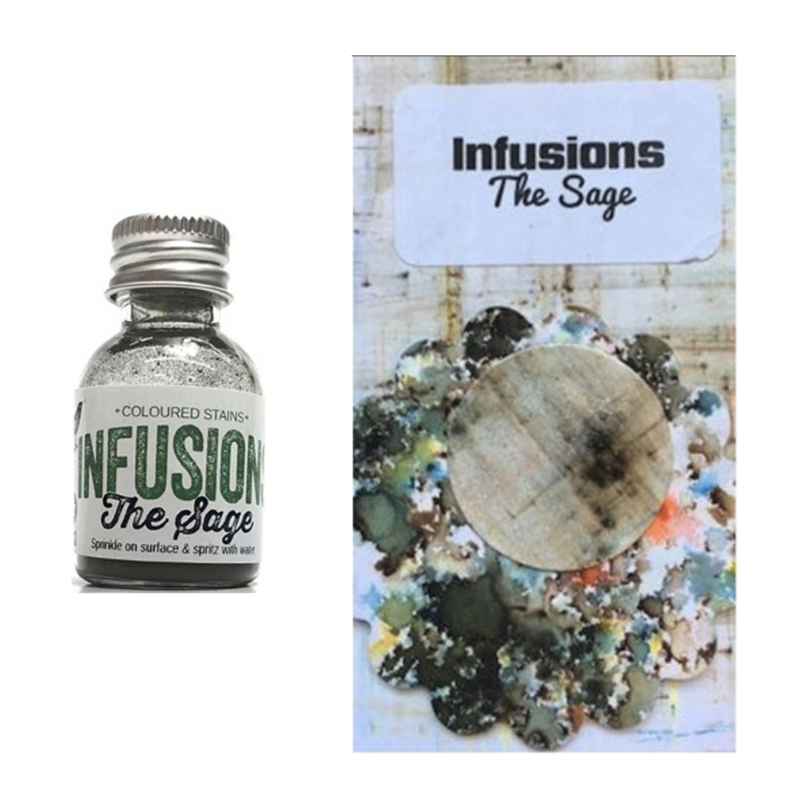 Paper Artsy THE SAGE Infusions Colored Stain CS03