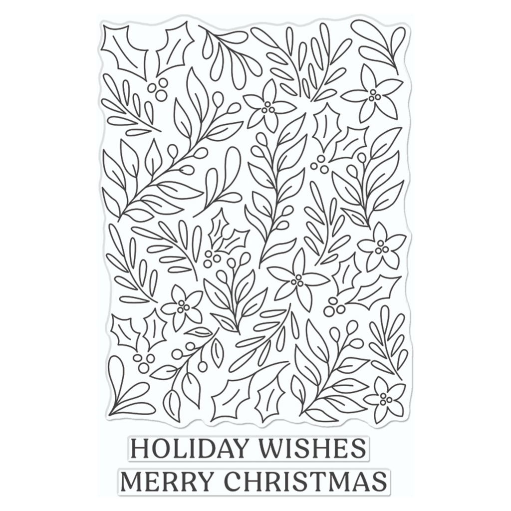 Hero Arts Clear Stamps Christmas Foliage cm720