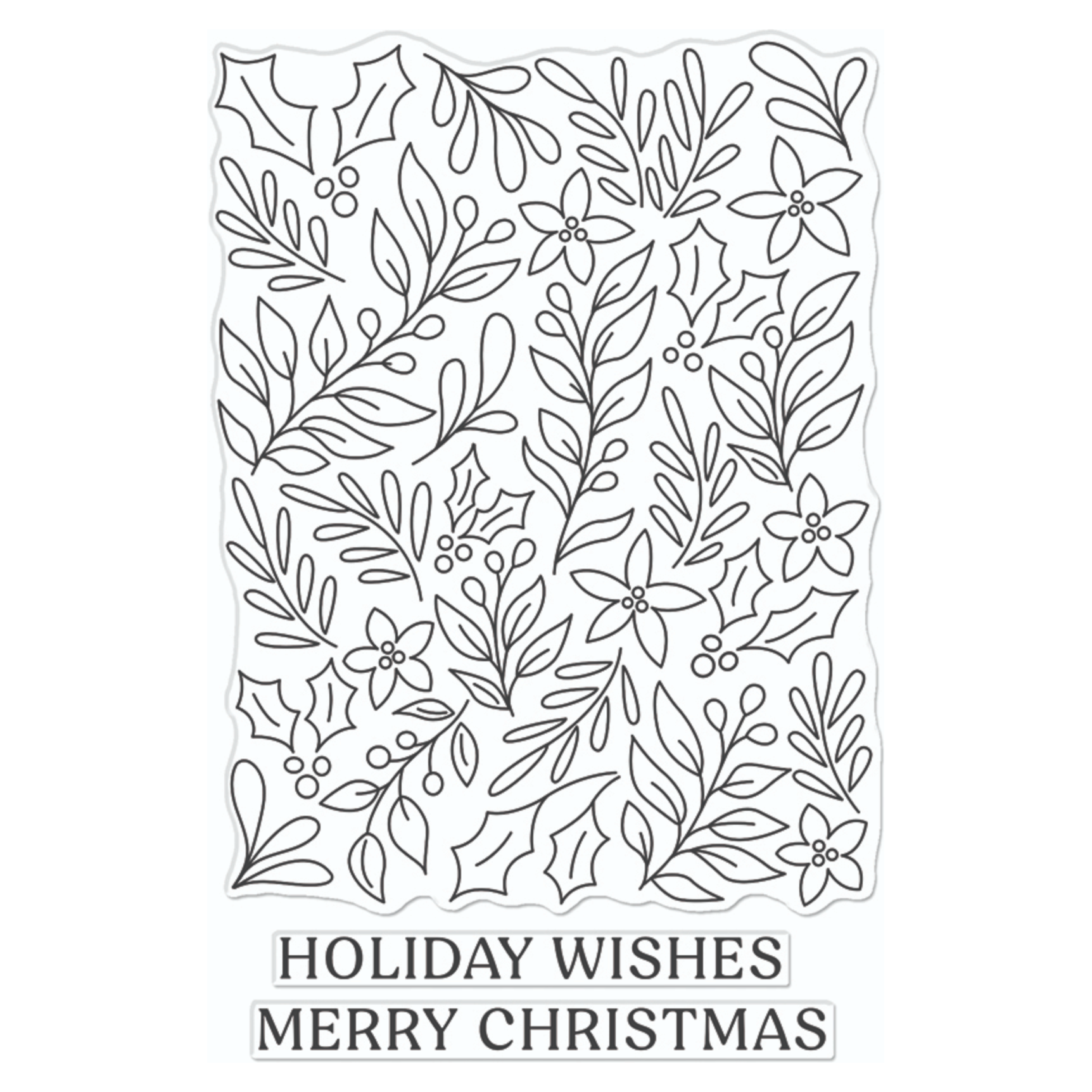 Hero Arts Clear Stamps Christmas Foliage cm720