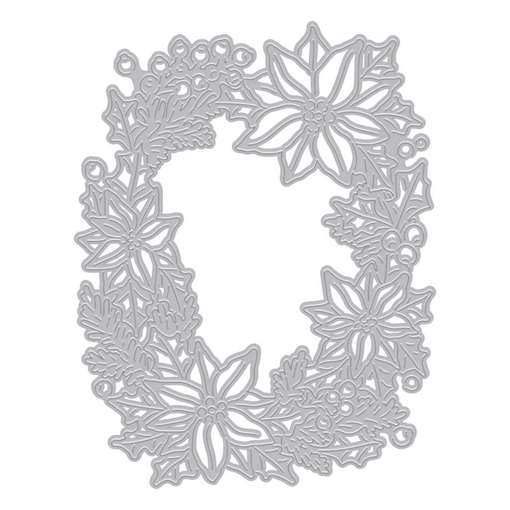 Hero Arts Fancy Cuts Dies Color Layering Poinsettia Window df140