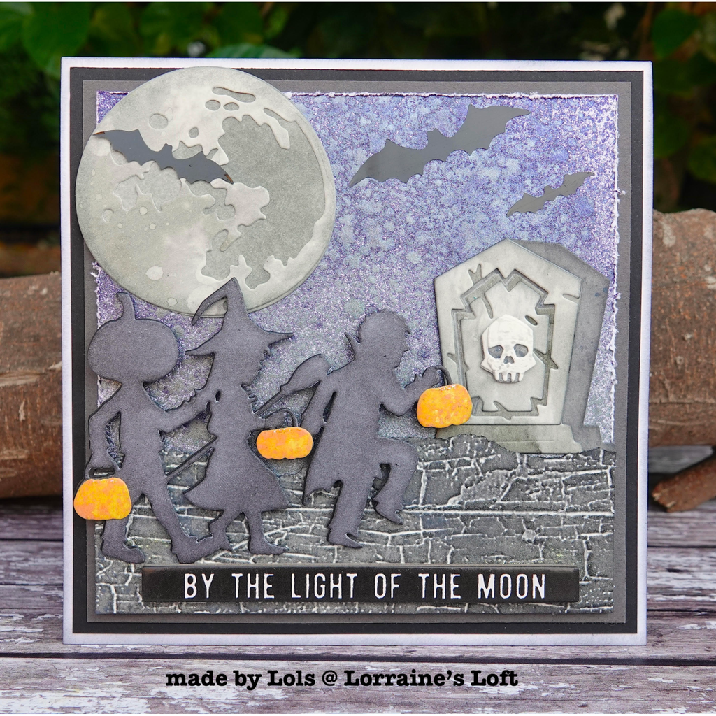 Tim Holtz Sizzix Halloween Night Thinlits Dies 666384 moon