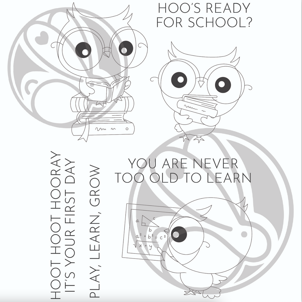 The Rabbit Hole Designs Play Learn Grow Clear Stamps trh-220